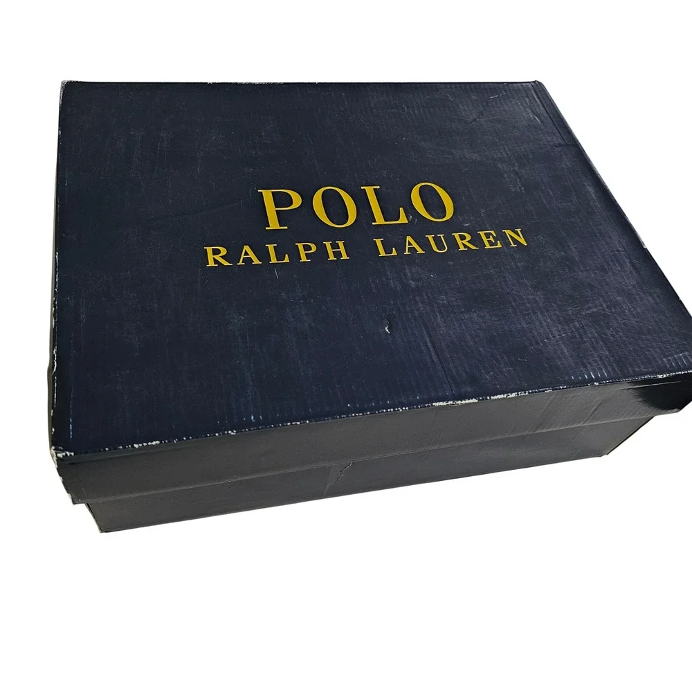 Polo Ralph Lauren Declan Men Brown Leather Duck Boots RLite Cushioning 11D 14557